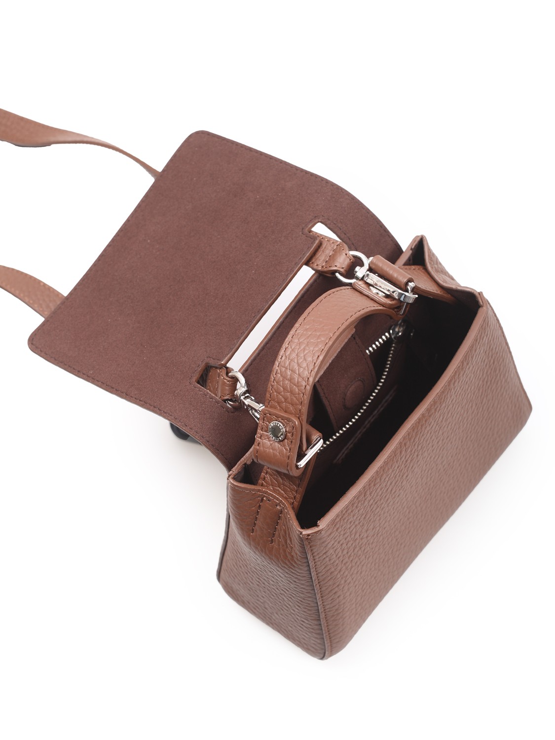 shop ORCIANI  Borsa: Orciani borsa Sveva Soft Mini a mano in pelle con tracolla.
Apertura a scomparsa da cui accedere alla borsa senza sollevare la patta.
Chiusura a patta con bottone magnetico.
Tasca interna con zip.
Dimensioni: Larghezza: 20 cm / Altezza: 15 cm / Profondità: 8 cm.
Composizione: 100% pelle.
Made in Italy.. B02019 SOF-CARRUBA number 1588717